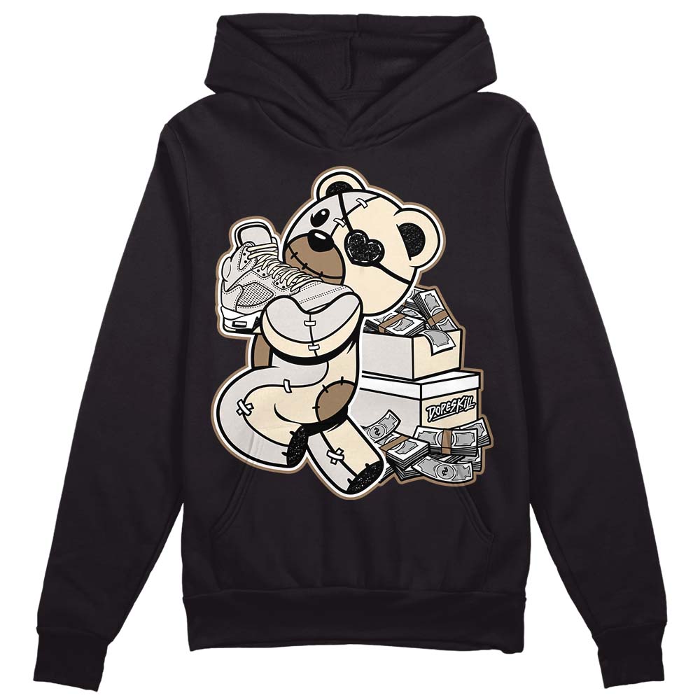 Jordan 5 SE “Sail” DopeSkill Hoodie Sweatshirt Bear Steals Sneaker Graphic Streetwear - Black