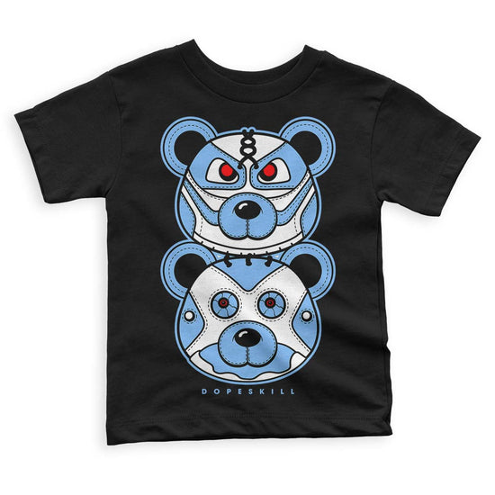 Jordan 9 Powder Blue DopeSkill Toddler Kids T-shirt Leather Bear Graphic Streetwear - Black