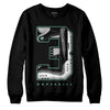 Jordan 3 "Green Glow" DopeSkill Sweatshirt No.3 Graphic Streetwear - Black 