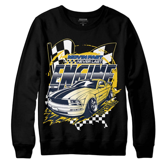 Dunk Low Vintage “Michigan” DopeSkill Sweatshirt ENGINE Tshirt Graphic Streetwear - Black