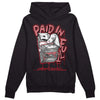 Valentine's Day Collection DopeSkill Hoodie Sweatshirt Paid In Full Graphic Streetwear - Black