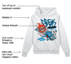 Military Blue 4s DopeSkill Hoodie Sweatshirt Break Through Graphic