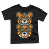 Jordan 5 "Olive" DopeSkill Toddler Kids T-shirt Leather Bear Graphic Streetwear - Black