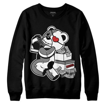 DopeSkill Sweatshirt Bear Steals Sneaker Graphic - Black