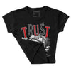 Playoffs 13s DopeSkill Women's Crop Top Trust No One Graphic