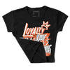 Georgia Peach 3s DopeSkill Women's Crop Top LOVE Graphic