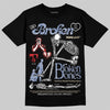 Jordan Spizike Low “Storm Blue” DopeSkill T-Shirt Broken Bones Graphic Streetwear - Black