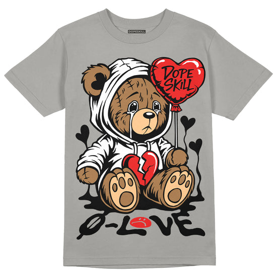 Grey Sneakers DopeSkill Grey T-Shirt Broken Bear Graphic Streetwear