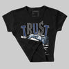 Midnight Navy 1s DopeSkill Women's Crop Top Trust No One Graphic