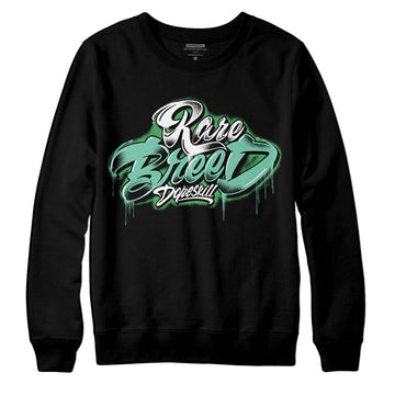 Jordan 1 High OG Green Glow DopeSkill Sweatshirt Rare Breed Type Graphic Streetwear - Black