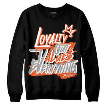 Jordan 3 Georgia Peach DopeSkill SweatshirtLOVE Graphic Streetwear - Black