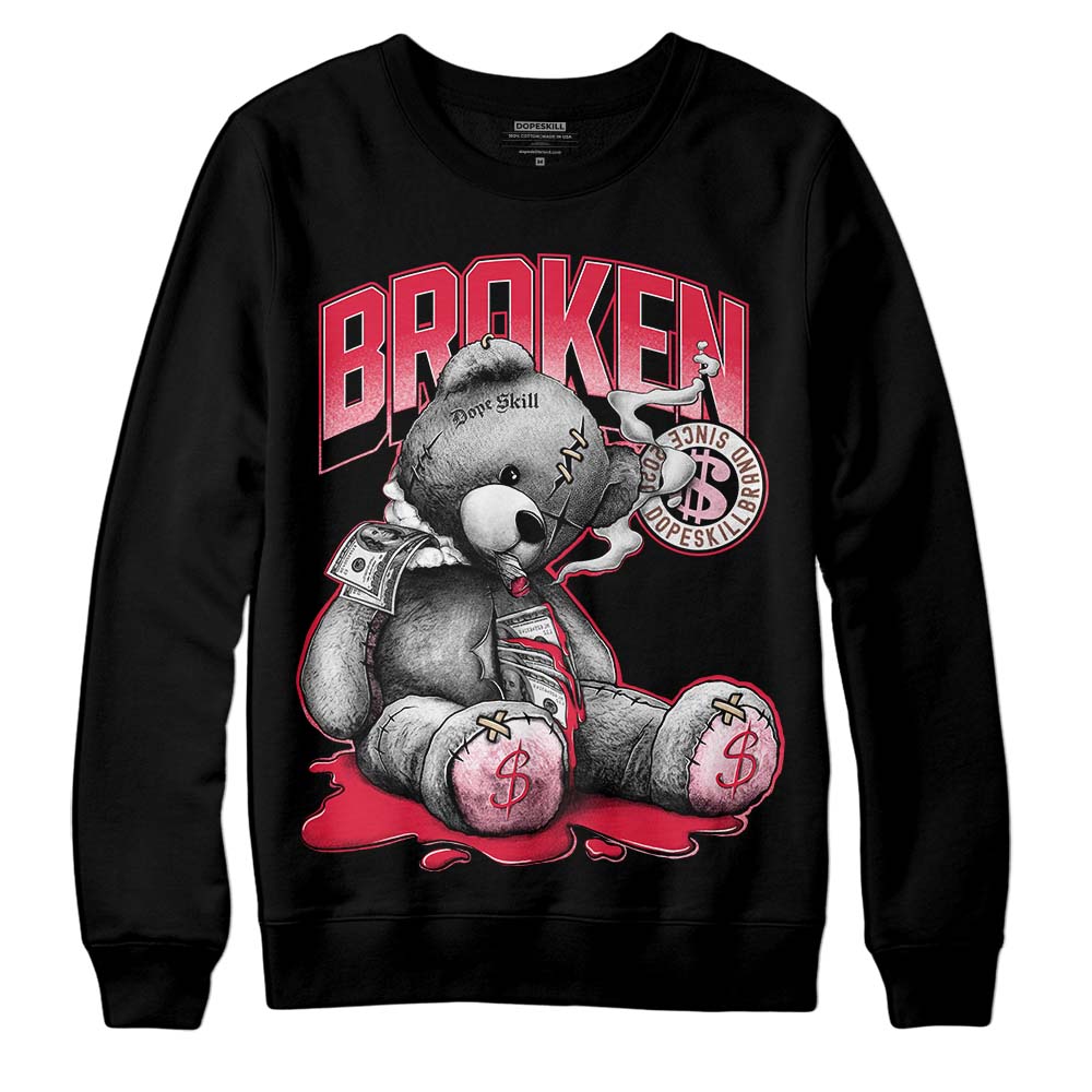 Dunk Low PRM Bacon DopeSkill Sweatshirt Sick Bear Graphic Streetwear - Black