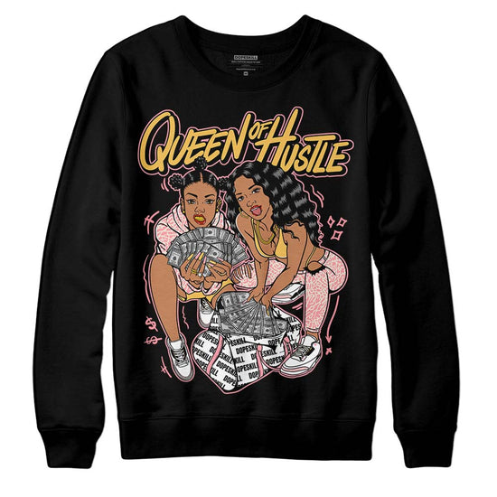 Jordan 3 GS “Red Stardust” DopeSkill Sweatshirt Queen Of Hustle Graphic Streetwear - Black