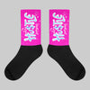 Dunk Active Fuchsia DopeSkill Sublimated Socks Hustle Graphic