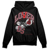 Jordan 1 Retro High OG “Team Red” DopeSkill Hoodie Sweatshirt Loser Lover Graphic Streetwear - Black