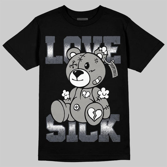 Jordan 11 Cool Grey DopeSkill T-Shirt Love Sick Graphic Streetwear - Black