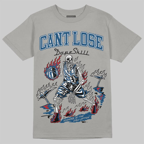 Jordan 12 Retro French Blue (2025) DopeSkill T-Shirt Cant Lose Graphic Streetwear - gravel