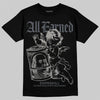 Jordan 11 Cool Grey DopeSkill T-Shirt All Earned Graphic Streetwear - Black