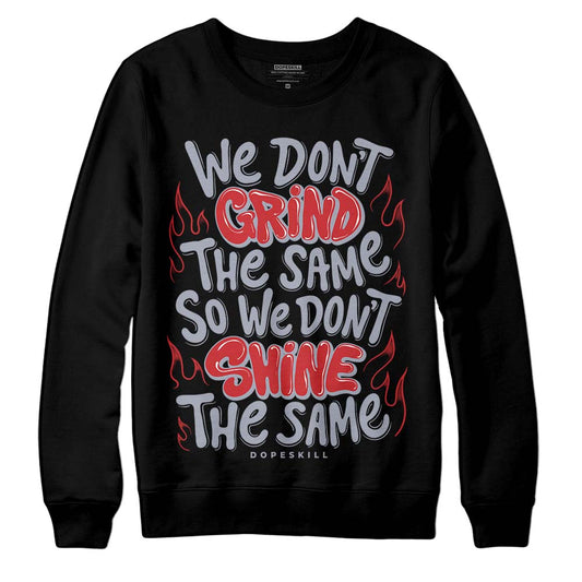 Jordan 4 “Bred Reimagined” DopeSkill Sweatshirt Grind Shine Graphic Streetwear - Black