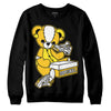 Jordan 4 Retro “Vivid Sulfur” DopeSkill Sweatshirt Sneakerhead BEAR Graphic Streetwear - Black