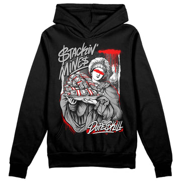 Jordan 1 Low OG “Shadow” DopeSkill Hoodie Sweatshirt Stackin Mines Graphic Streetwear - Black