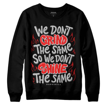 Jordan Spizike Low Bred DopeSkill Sweatshirt Grind Shine Graphic Streetwear - Black 