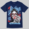 University Blue Sneakers DopeSkill T-Shirt Living My Best Life Graphic Streetwear - Navy