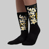 Max 96 Varsity Maize DopeSkill Sublimated Socks Hustle Graphic