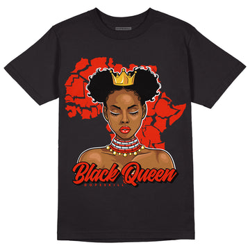 Jordan 6 Retro Toro Bravo DopeSkill T-Shirt Black Queen Graphic Streetwear - Black