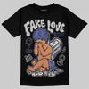 Air Max 90 x Patta Sapphire and Particle Grey DopeSkill T-Shirt False Love Graphic Streetwear - Black