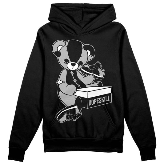 Jordan 1 Low OG “Shadow” DopeSkill Hoodie Sweatshirt Sneakerhead BEAR Graphic Streetwear - Black
