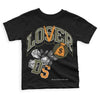 Jordan 5 "Olive" DopeSkill Toddler Kids T-shirt Loser Lover Graphic Streetwear - Black