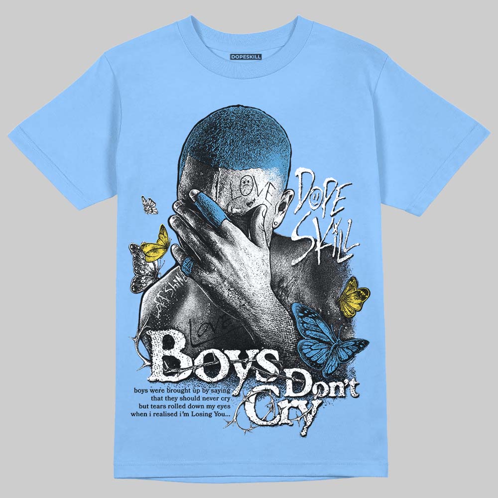 Vans Knu Stack Vintage Satin Dream Blue DopeSkill Blue T-shirt Boys Don't Cry Graphic Streetwear