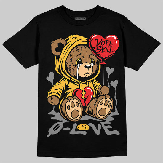 New Balance 9060 Varsity Gold (GS) DopeSkill T-Shirt Broken Bear Graphic Streetwear - Black