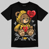 New Balance 9060 Varsity Gold (GS) DopeSkill T-Shirt Broken Bear Graphic Streetwear - Black