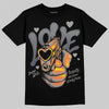 Jordan 11 Cool Grey DopeSkill T-Shirt Love Shot Graphic Streetwear - Black