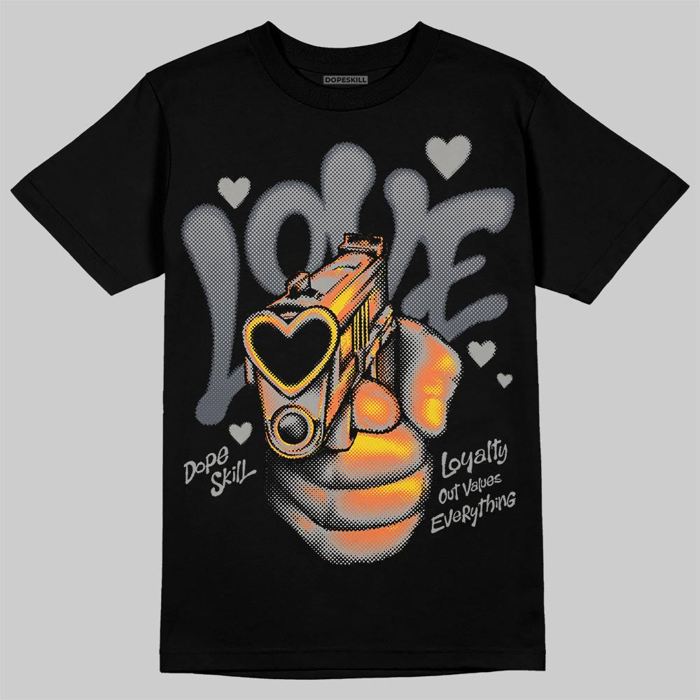 Jordan 11 Cool Grey DopeSkill T-Shirt Love Shot Graphic Streetwear - Black