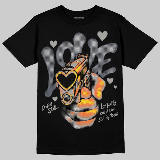 Jordan 11 Cool Grey DopeSkill T-Shirt Love Shot Graphic Streetwear - Black