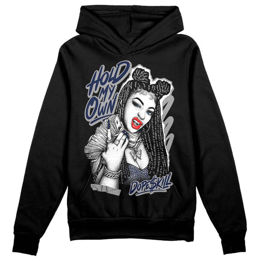 Jordan Spiz’ike Low “White/Obsidian” DopeSkill Hoodie Sweatshirt New H.M.O Graphic Streetwear - Black