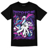 PURPLE Sneakers DopeSkill T-Shirt Resist Graphic Streetwear - Black 