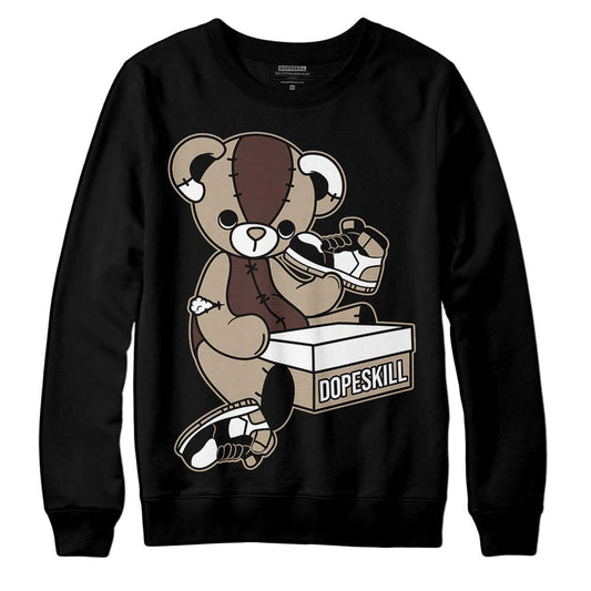 Jordan 1 High OG “Latte” DopeSkill Sweatshirt Sneakerhead BEAR Graphic Streetwear - Black