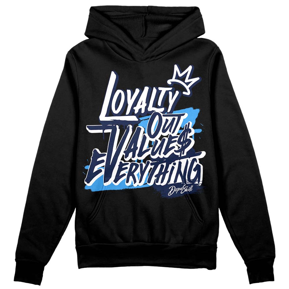 Jordan Spiz’ike Low “White/Obsidian” DopeSkill Hoodie Sweatshirt LOVE Graphic Streetwear - Black