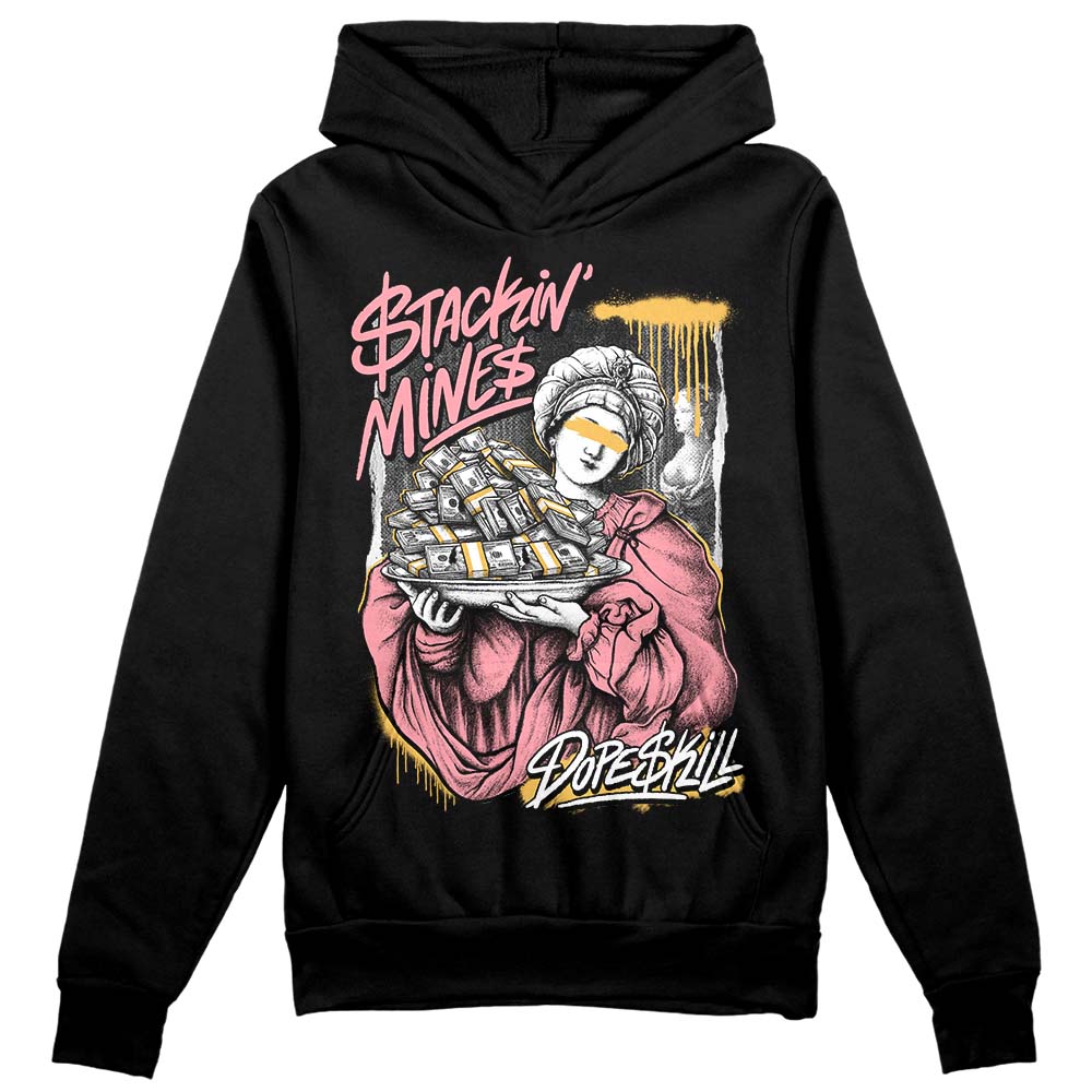 Jordan 3 GS “Red Stardust” DopeSkill Hoodie Sweatshirt Stackin Mines Graphic Streetwear - Black