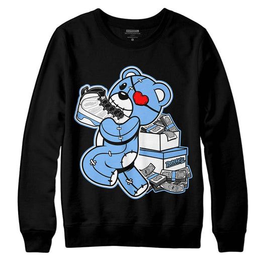 Jordan 9 Powder Blue DopeSkill Sweatshirt Bear Steals Sneaker Graphic Streetwear - black