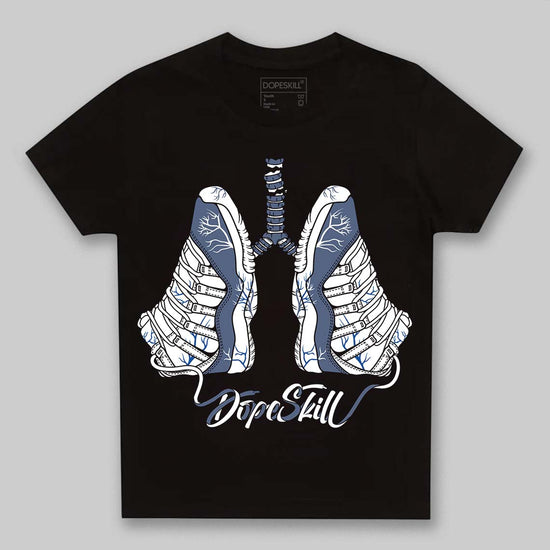 Jordan 11 Retro Low Diffused Blue DopeSkill Toddler Kids T-shirt Breathe Graphic Streetwear - Black