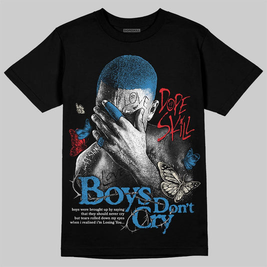 Jordan 3 Retro OG Rare Air DopeSkill T-Shirt Boys Don't Cry Graphic Streetwear - black