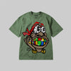 RAINBOW RICH DopeSkill Premium T-shirt Streetwear - Moss