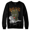 Jordan 5 "Olive" DopeSkill Sweatshirt Money Talks Graphic Streetwear - Black