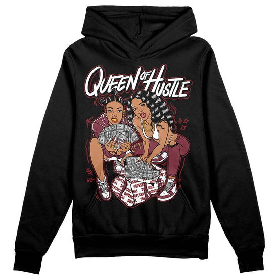 Jordan 1 Retro High OG “Team Red” DopeSkill Hoodie Sweatshirt Queen Of Hustle Graphic Streetwear - Black