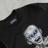 Wolf Grey 5s DopeSkill T-Shirt Scared Money Don't Make No Money Graphic